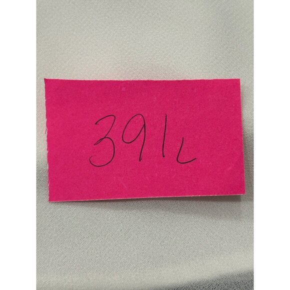 MSK Elegant White Drape Neck Blouse With Flower Detail Women Size 1X - Picture 9 of 9